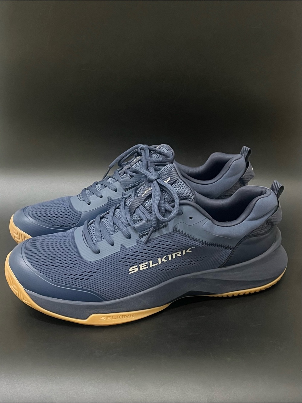 Selkirk CourtStrike Pickleball Shoes Navy Stone Gum Mens US Sz 12.5